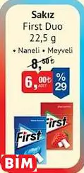 FİRST DUO SAKIZ
